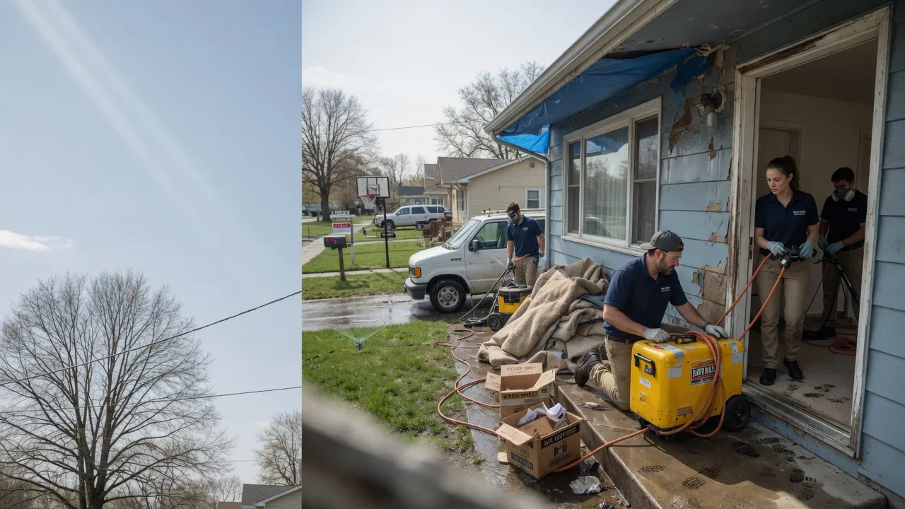 Basement Flood Cleanup in Revelo, KY near me